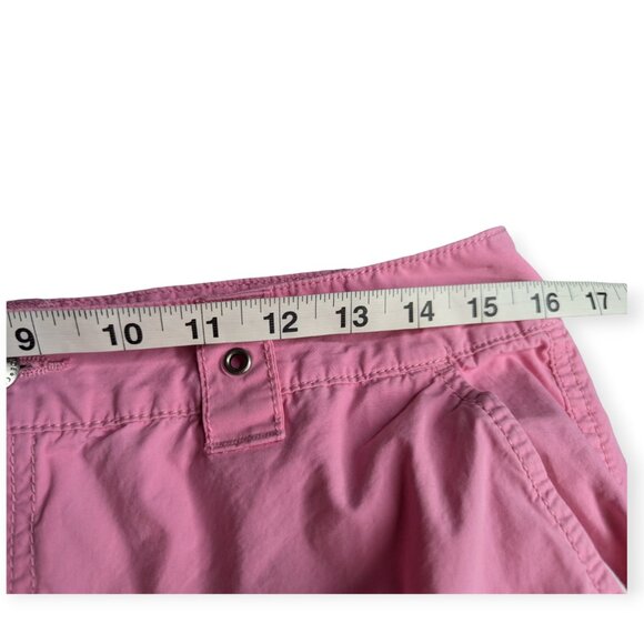 Caribbean Joe Pink Cropped Cargo Pants with Adjustable Length Size 8 - Picture 11 of 14